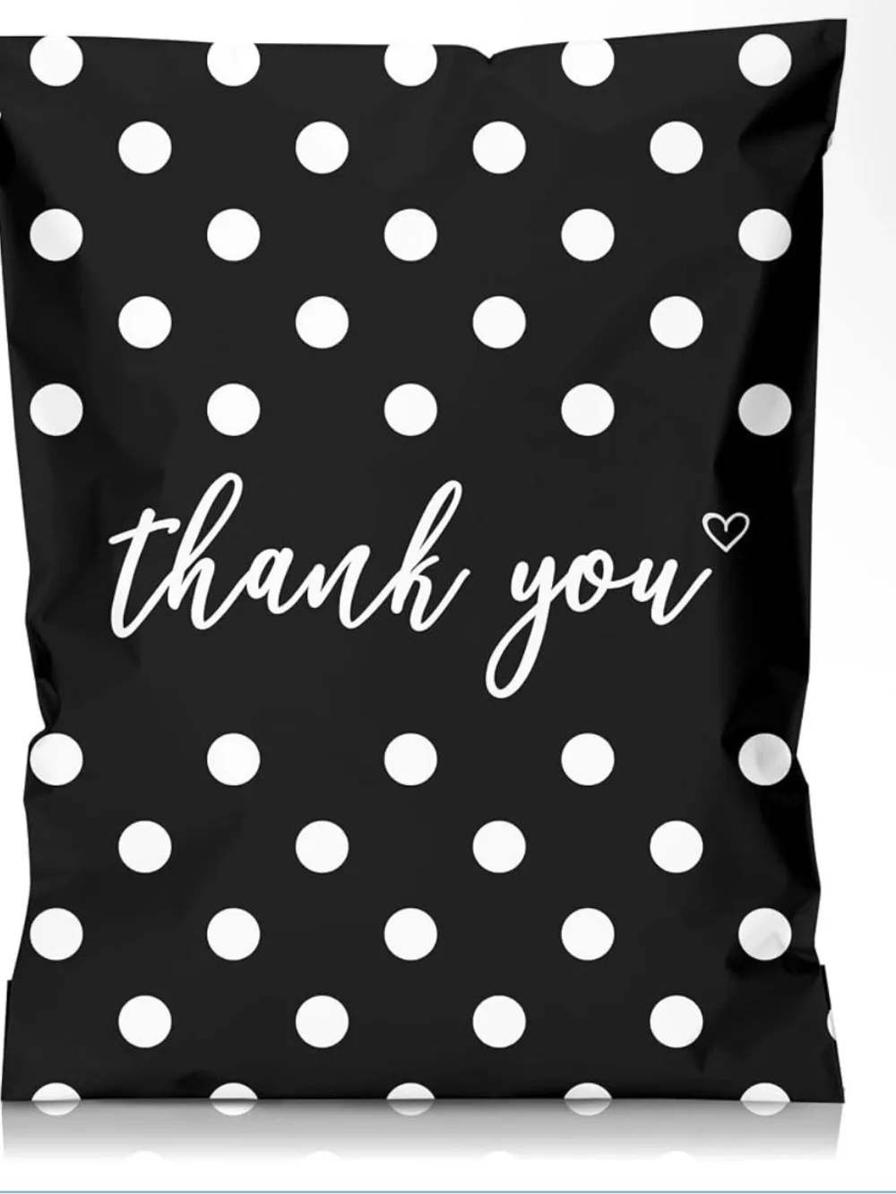 Set of 25 10”x13” Thank‎ You Polka Dot Polymailers